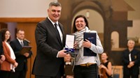 Predsjednik RH Zoran Milanović i dr. sc. Iris Bostjančić