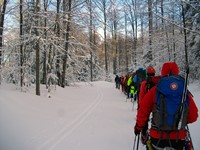 Sa Zimskog tečaja za vodiče HPS-a na platku