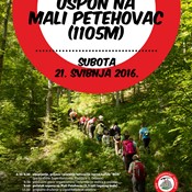 Dođite na 2. uspon na Mali Petehovac 21. svibnja 2016.